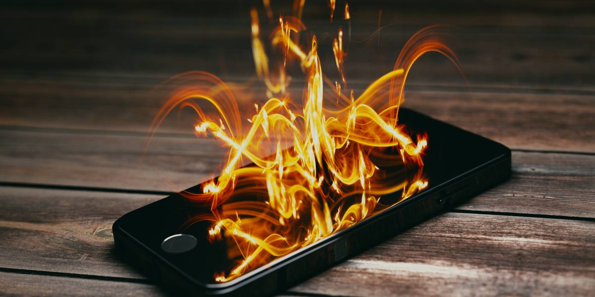 Cell Phone Fire 