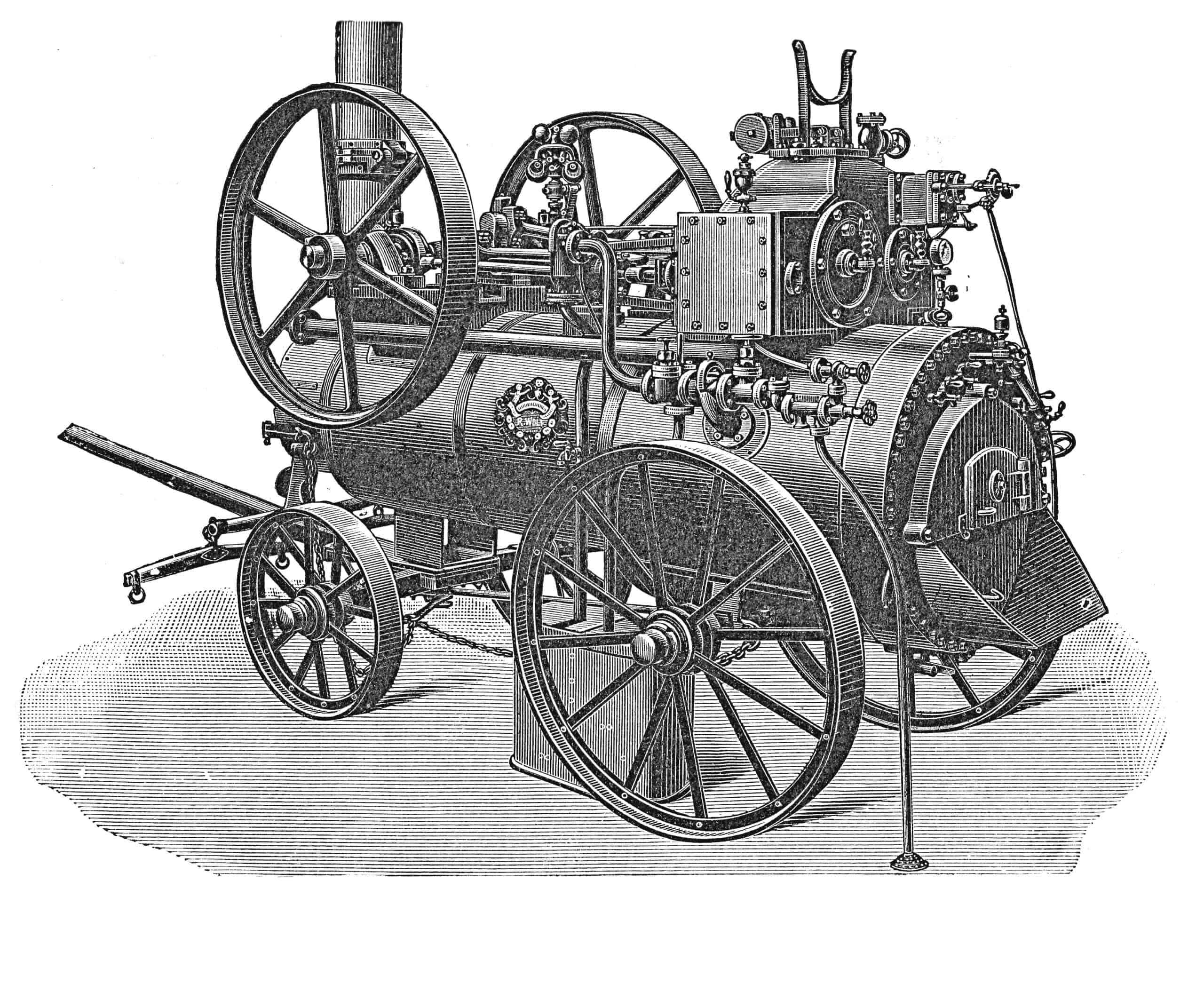 Паровой двигатель 18 века