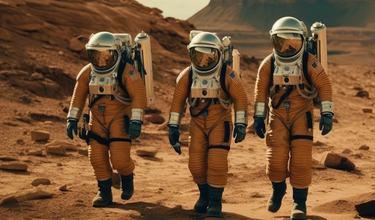 Astronauts on Mars
