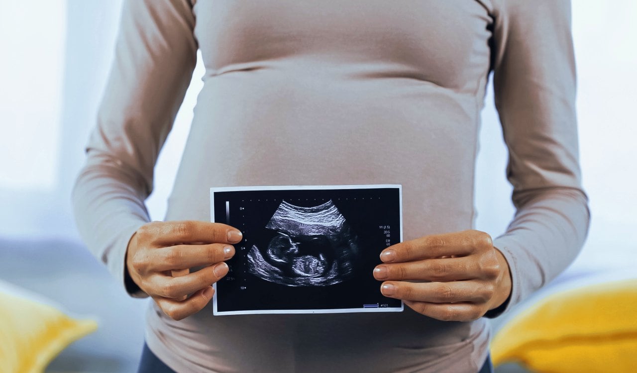Pregnant Woman with Ultrasound
