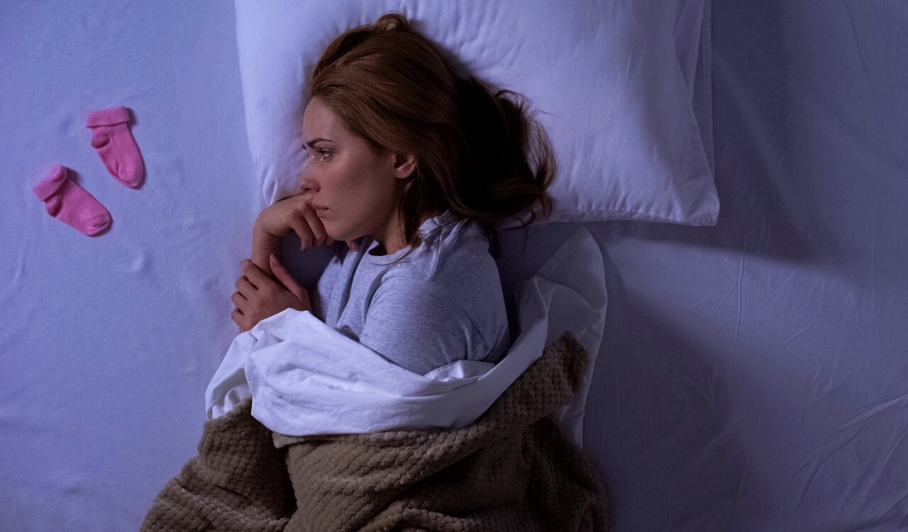 Woman Upset After A Miscarriage