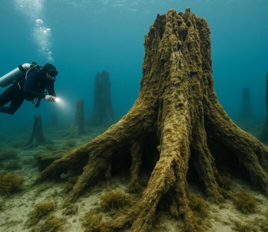 Marine Biologists Discover 60,000-Year-Old Underwater Forest Off Alabama Coast