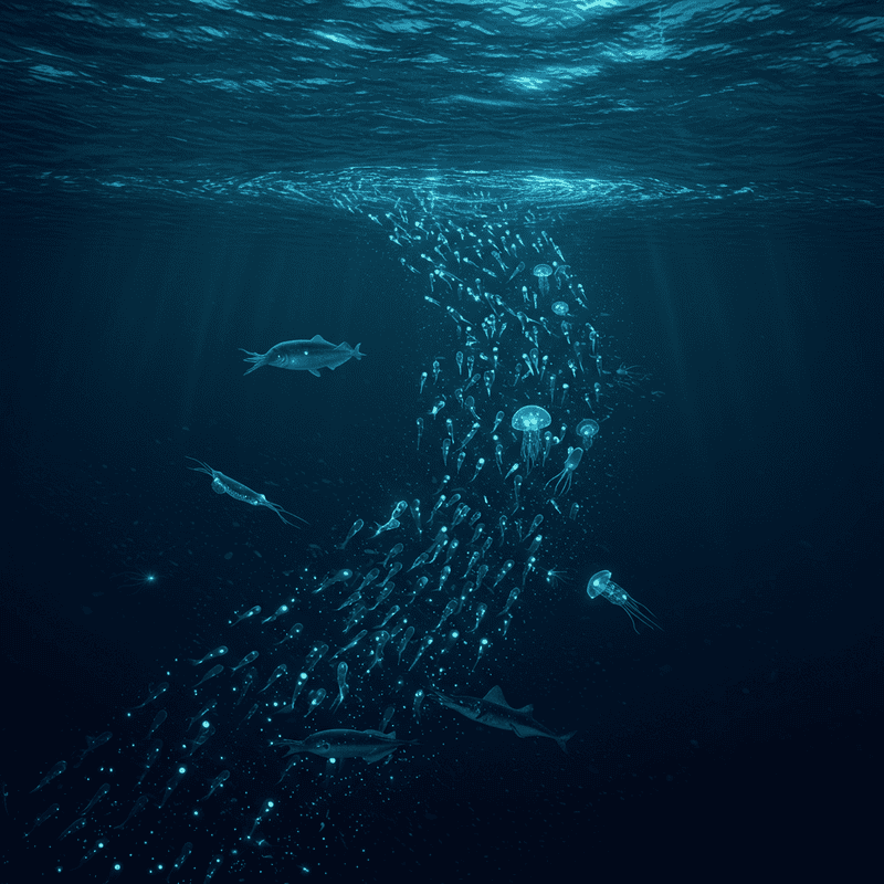 The Ocean&#8217;s Greatest Migration Happens Every Night: Trillions of Animals Travel Vertically