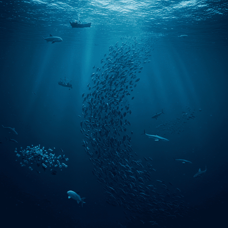 The Ocean&#8217;s Greatest Migration Happens Every Night: Trillions of Animals Travel Vertically