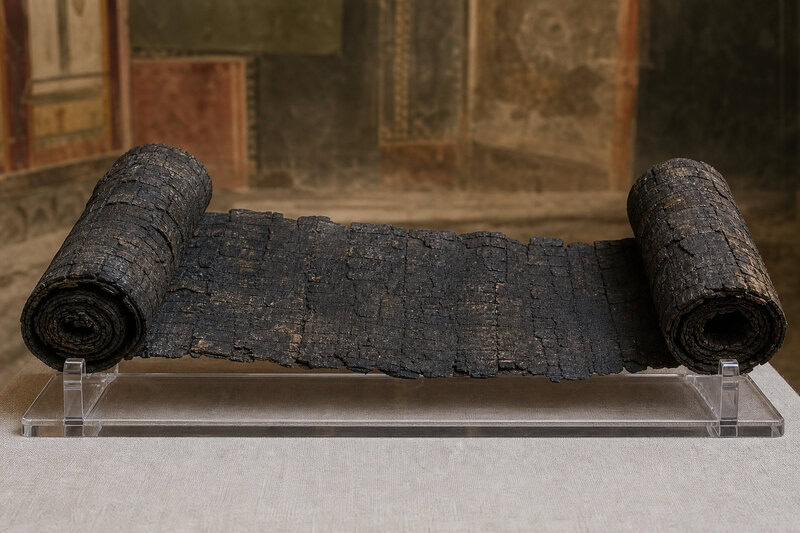 Herculaneum Scroll Read for First Time Using X-Ray AI &mdash; Uncut