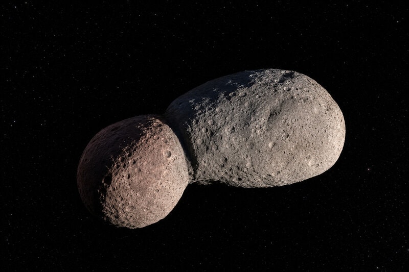 Lucy Mission Finds Peanut Asteroid Donaldjohanson Wobbling Unpredictably