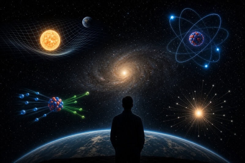 Four Fundamental Forces Explained — Could Gravity Reveal a 5th?