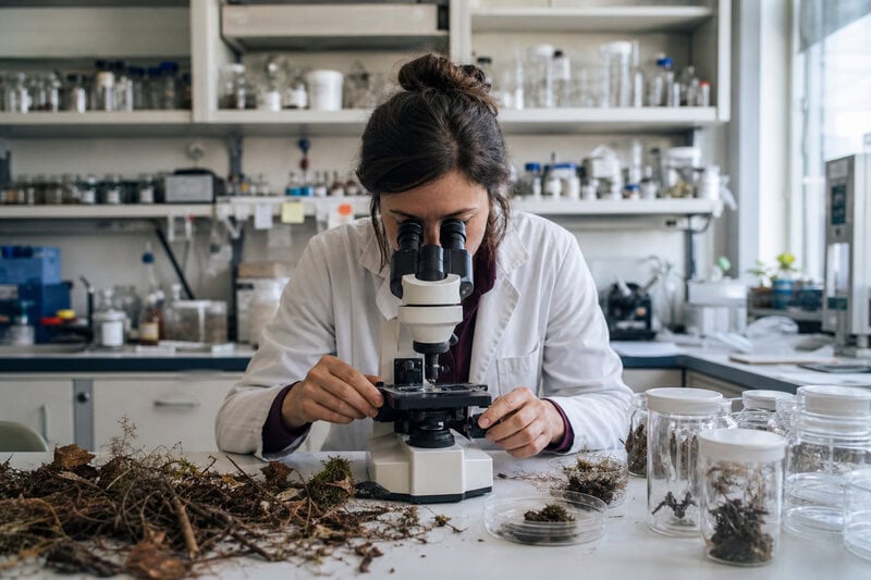 Spider Webs Trap Fungi &mdash; and Reveal New Species