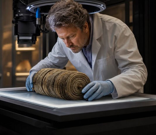 Herculaneum Scroll Read for First Time Using X-Ray AI — Uncut