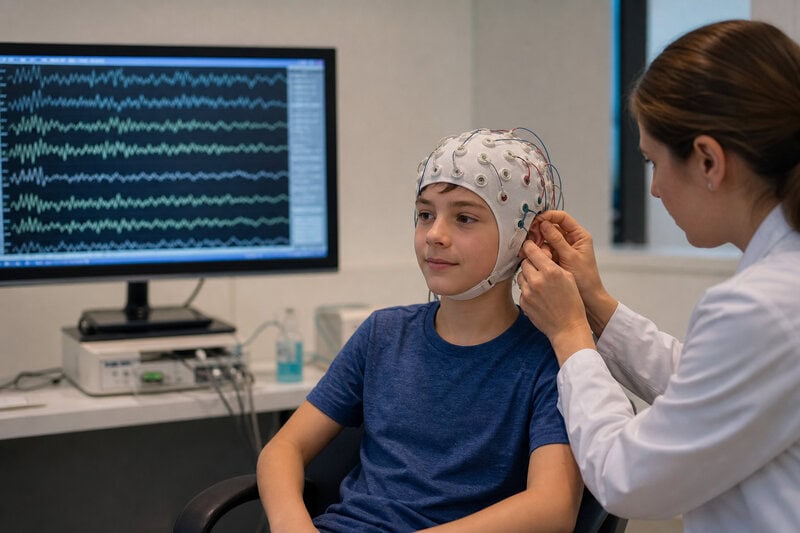 Brain Waves at Age 9 Predict Teen Anxiety and Depression