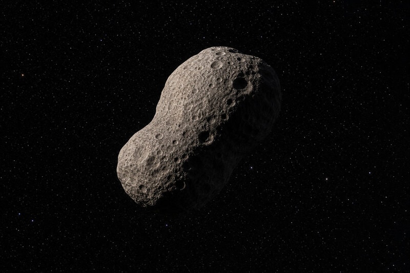 Lucy Mission Finds Peanut Asteroid Donaldjohanson Wobbling Unpredictably