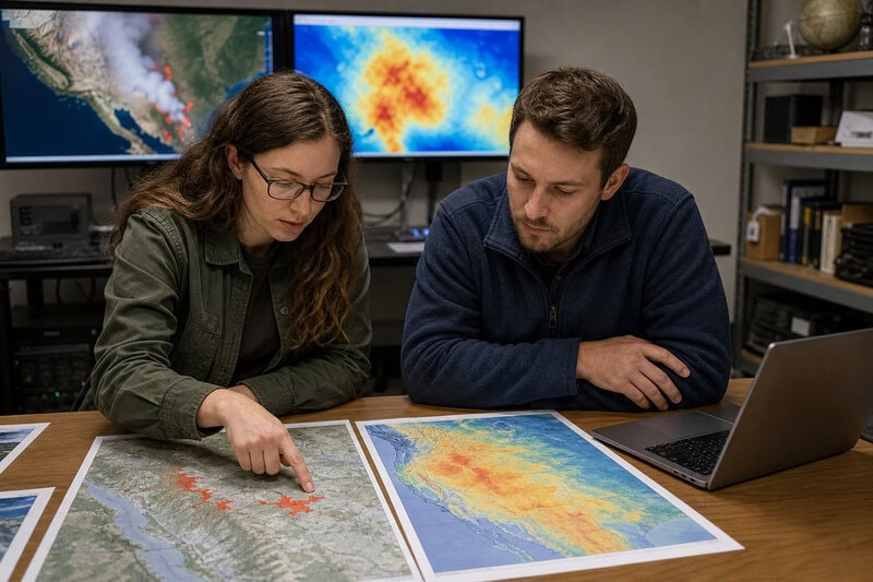 Heat Waves Cause 37% More Wildfire Burn Area, New Study Finds