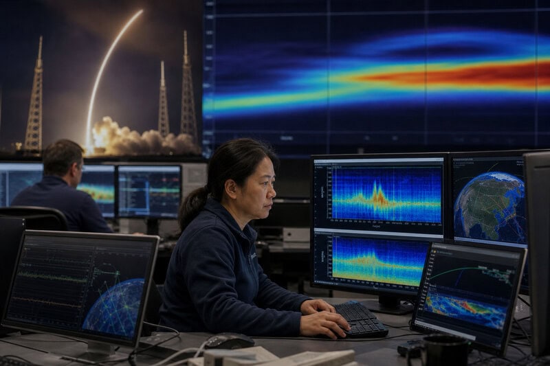 Why SpaceX Night Rocket Launches Glow: The Upper-Atmosphere Science