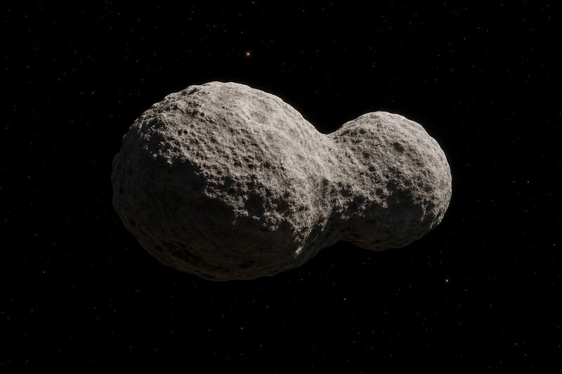 Lucy Mission Finds Peanut Asteroid Donaldjohanson Wobbling Unpredictably