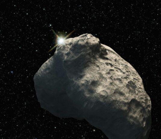 Lucy Mission Finds Peanut Asteroid Donaldjohanson Wobbling Unpredictably