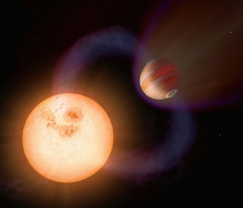 James Webb Telescope Catches Exoplanet Losing Its Atmosphere in Real Time