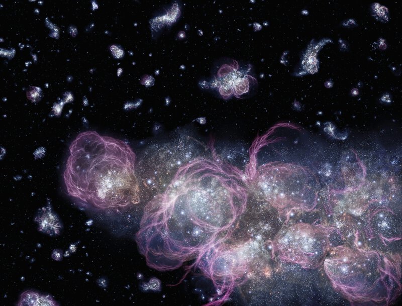 Hubble Shows How a Dwarf Galaxy Cleared the Early Universe’s Hydrogen Fog
