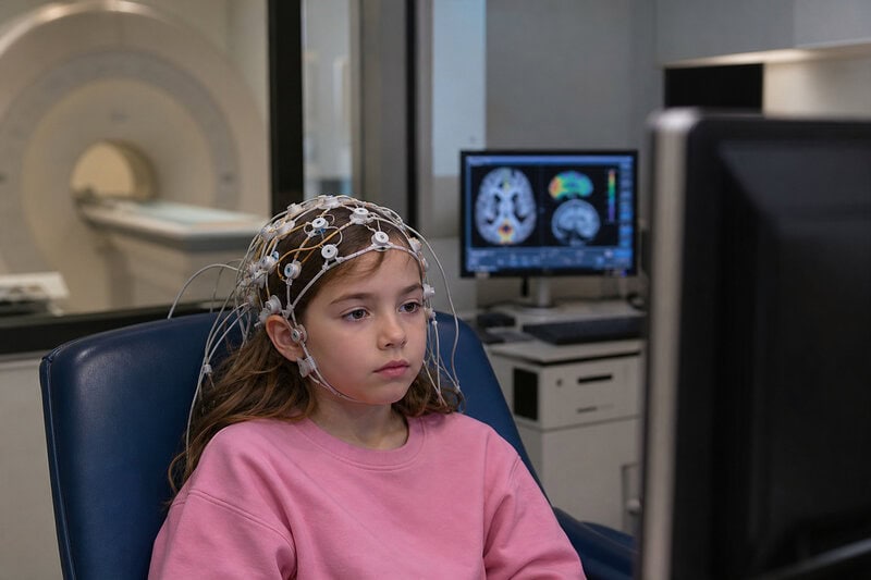 Brain Waves at Age 9 Predict Teen Anxiety and Depression