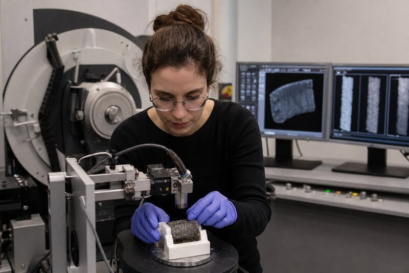 Herculaneum Scroll Read for First Time Using X-Ray AI &mdash; Uncut