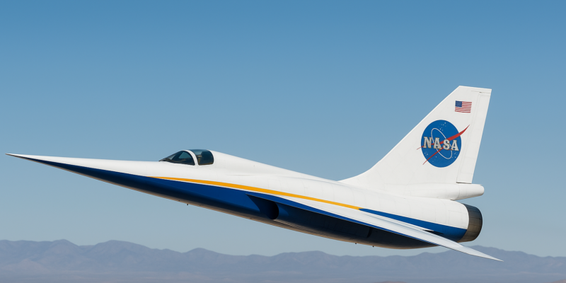 NASA’s X-59 Breaks Sound Barrier in Historic First Flight