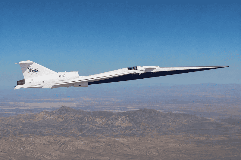 NASA X-59 Supersonic Plane’s Quieter Sonic Boom Explained