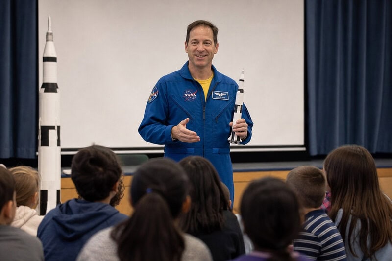 NASA Astronaut Brought Rocket Launches to SLO Kids &mdash; Here’s Why It Works
