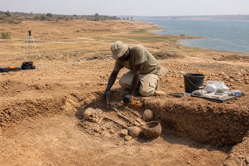 Angola’s Oldest Burials and Its Only Known Ancient Cremation Race a Rising Dam