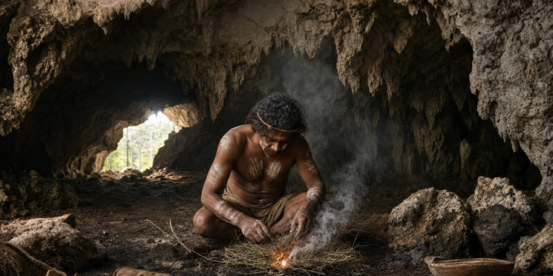 Cloggs Cave Ash Shows 25,000 Years of Ritual Grass Burning for Magic