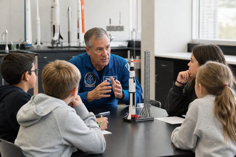 NASA Astronaut Brought Rocket Launches to SLO Kids &mdash; Here’s Why It Works