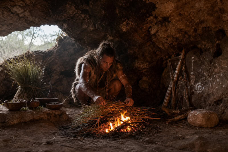 Cloggs Cave Ash Shows 25,000 Years of Ritual Grass Burning for Magic