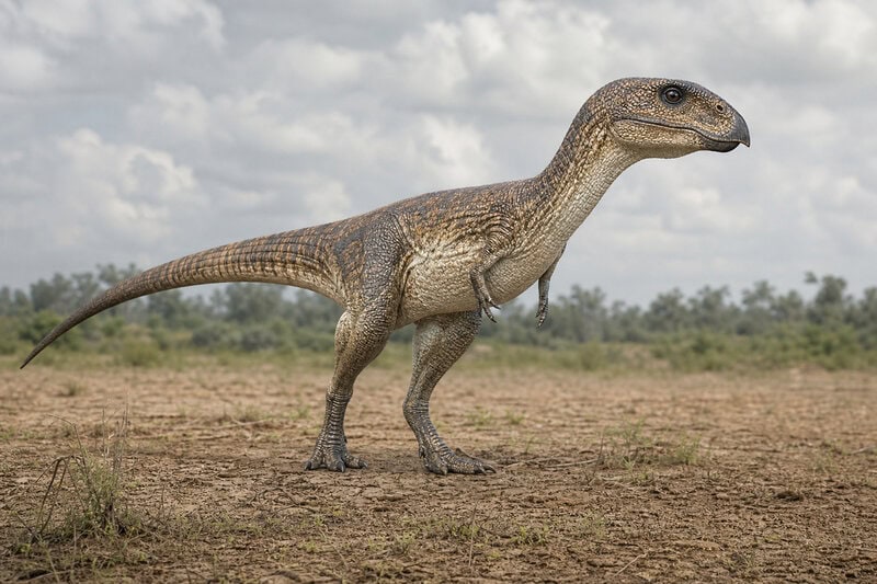 Bipedal Crocodile Relative Had Tiny Arms and a Beak&mdash;Not a Dinosaur