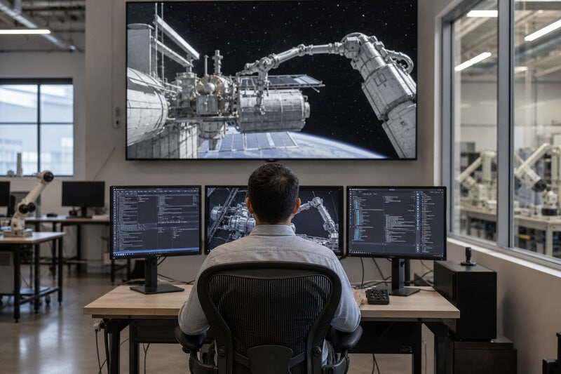 Rice and NASA Release the First Open-Source Remote Space Robotics Simulator