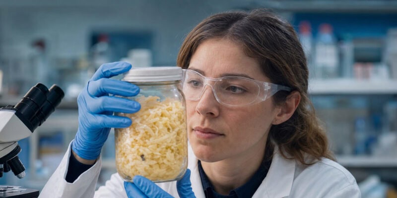 Fermented Cabbage Bacteria Bind 57% of Nanoplastics — and Double Excretion