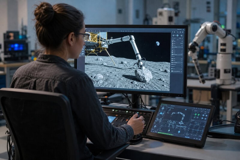 Rice and NASA Release the First Open-Source Remote Space Robotics Simulator