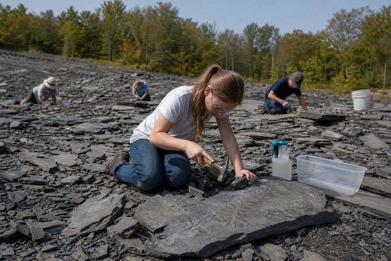 Penn Dixie Fossil Park: Split Open Shale and Keep a 375-Million-Year-Old Find