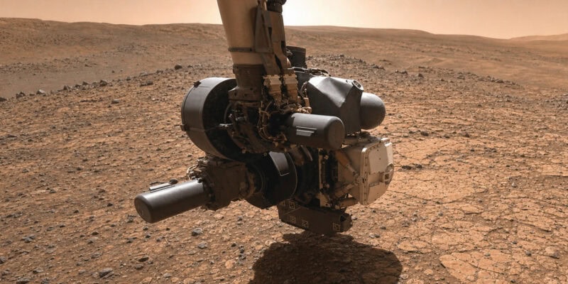 Organic Carbon on Mars Found in Two Rocks 100 Metres Apart by Perseverance