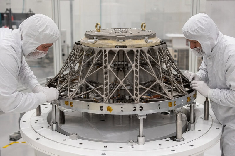 NASA JPL’s 3D-Printed Titanium Lattice Built to Absorb Mars Capsule’s 110 mph