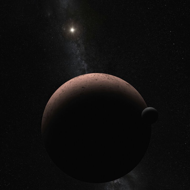 Charon’s Red Polar Cap Is Built From Pluto’s Own Escaping Atmosphere