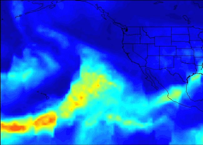 A Weakening AMOC Could Send Fiercer Atmospheric Rivers Into California