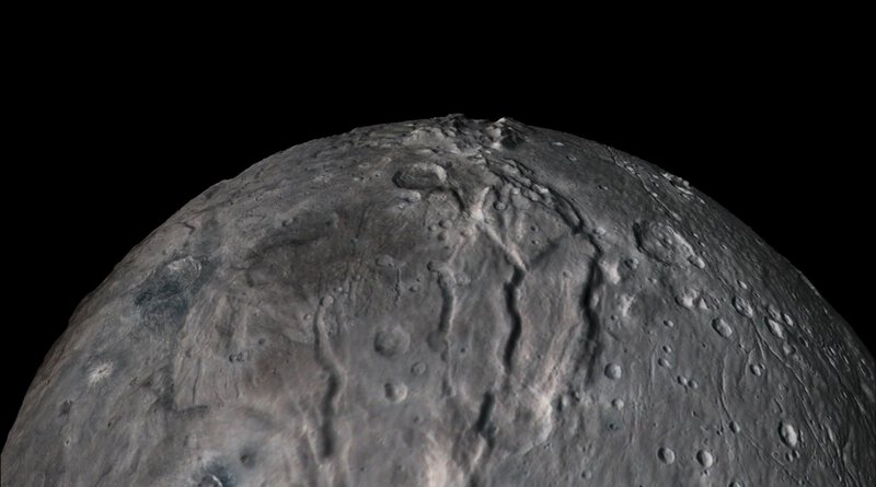 Charon’s Red Polar Cap Is Built From Pluto’s Own Escaping Atmosphere