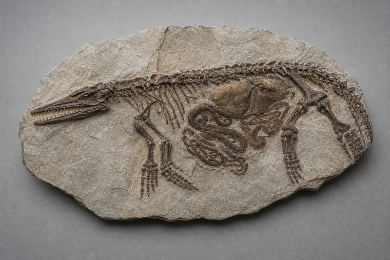 Fossil Preserves Liver, Stomach & Gut of a 245-Million-Year-Old Sea Reptile
