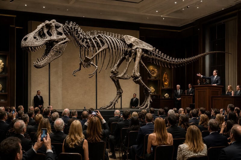 Dinosaur Bones Sold at Auction Hit $50M &mdash; Locking Scientists Out Forever