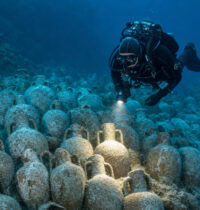Ancient Shipwreck With 650 Amphorae Found Intact Off Andros After 2,400 Years
