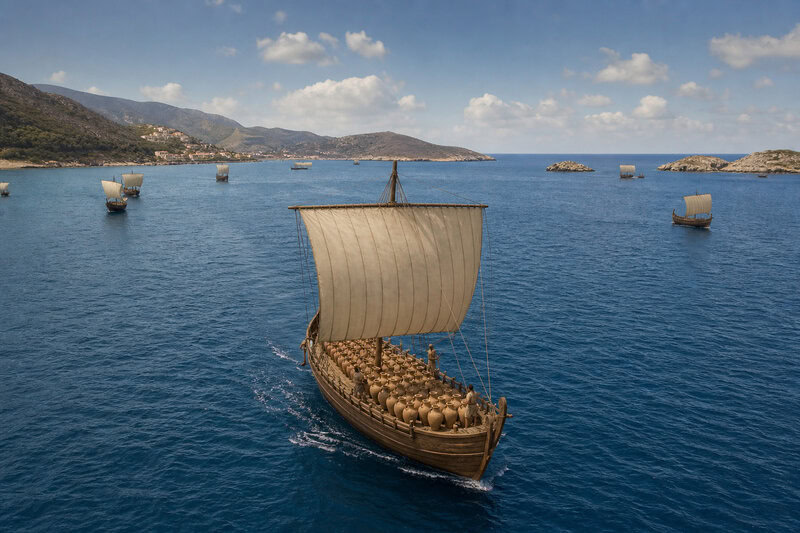 Ancient Shipwreck With 650 Amphorae Found Intact Off Andros After 2,400 Years