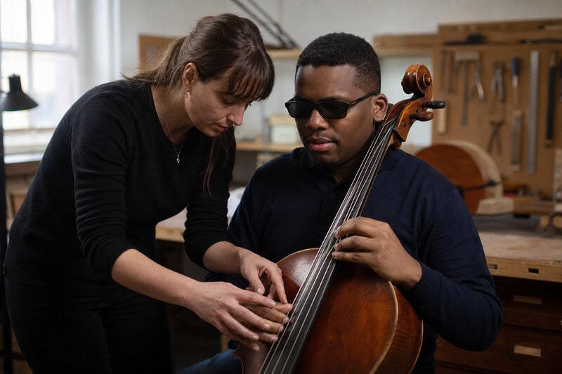 Blind Musicians Learn Strings by Touch — Science Is Now Designing for That