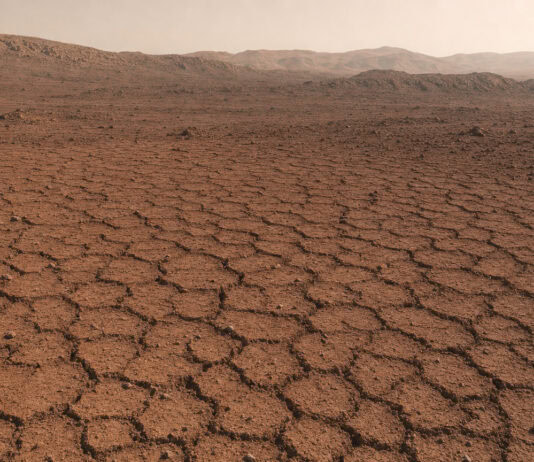 Mars Honeycomb Cracks May Be a Frozen Record of Ancient Wet-Dry Cycles
