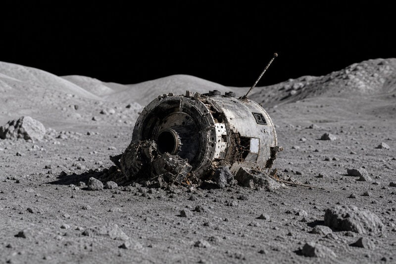 SpaceX Rocket’s Moon Crash Exposes a Real Hazard Lunar Bases Can’t Ignore