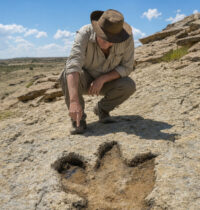 150-Million-Year-Old Sauropod Footprints Show a Limping Giant That Looped Back