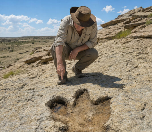 150-Million-Year-Old Sauropod Footprints Show a Limping Giant That Looped Back