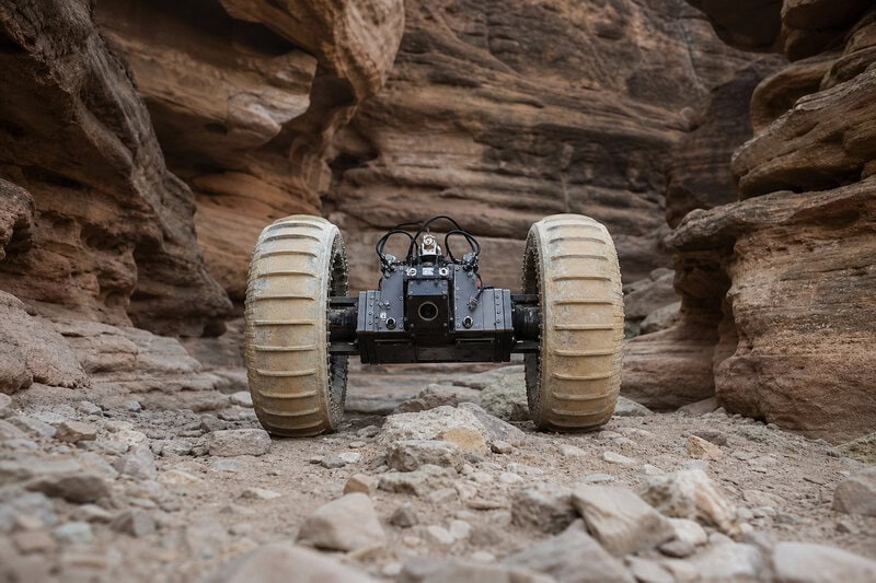 NASA’s Big-Wheeled Wyoming Drone Crawls Into Spaces No Robot Could Reach